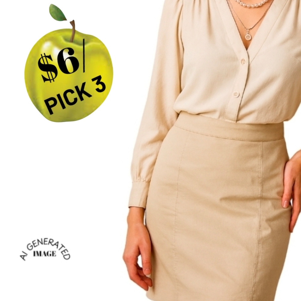 GOLD FLAVA MICRO CORDUROY PENCIL SKIRT SZ 20